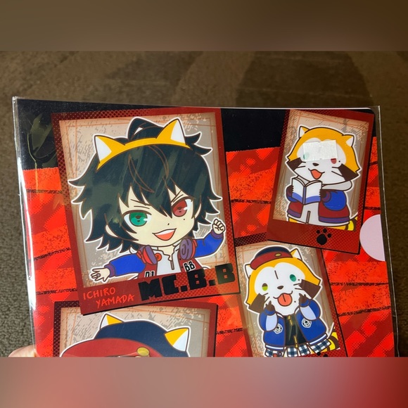 Hypnosis Mic x Rascal Clear File Folder Plastic Anime Japan Exclusive Official - Picture 3 of 7